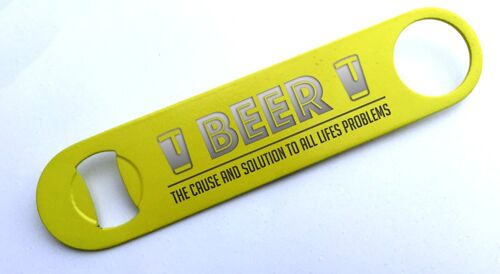 Beer, Life's Problem and Solution! - Yellow