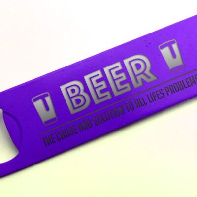 Beer, Life's Problem and Solution! - Purple