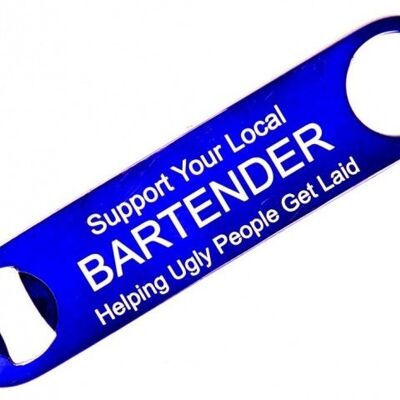 Helping Ugly People Get Laid Bar Blade - Blue