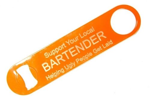 Helping Ugly People Get Laid Bar Blade - Orange