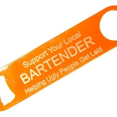 Helping Ugly People Get Laid Bar Blade - Orange