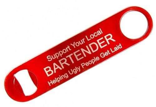 Helping Ugly People Get Laid Bar Blade - Red