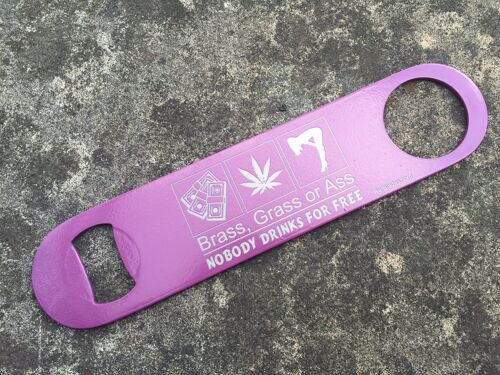 Brass, Grass or Ass Bar Blade - Purple