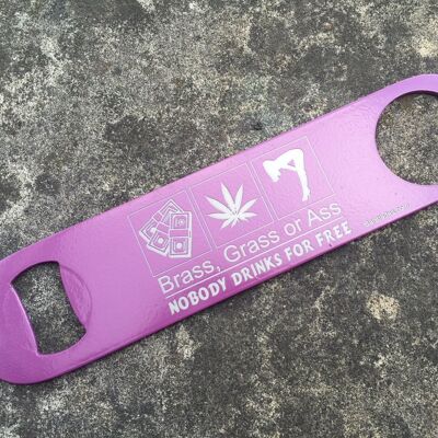 Brass, Grass or Ass Bar Blade - Purple