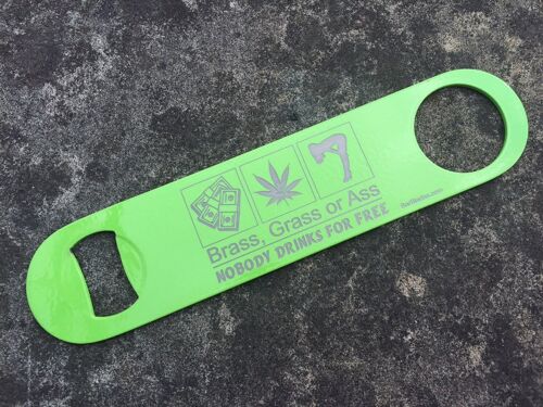Brass, Grass or Ass Bar Blade - Green