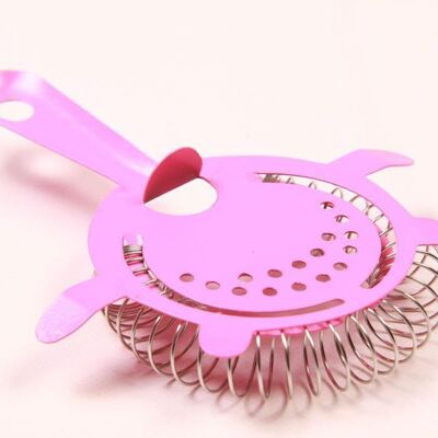 Neon Pink 4 Prong Strainer 