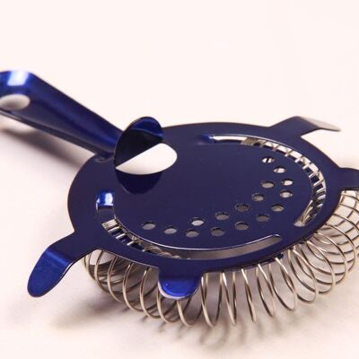 Electric Blue 4 Prong Strainer 