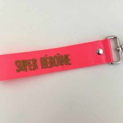 "Super Heroine" key ring