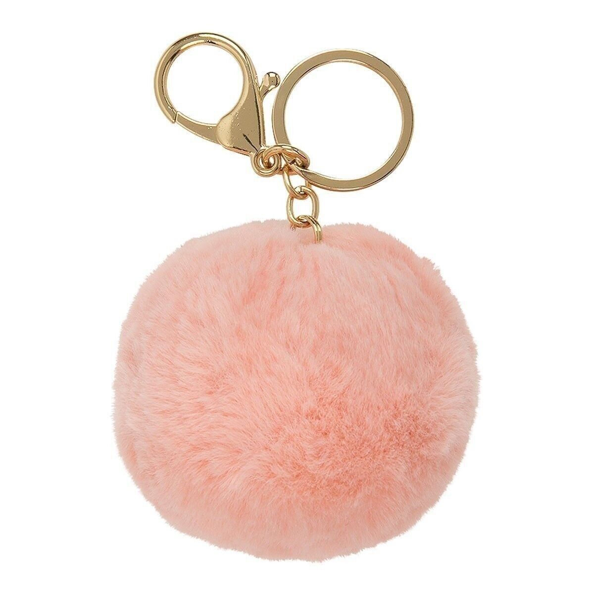 LLAVERO PELUCHE COCOONING - BOLA ROSA