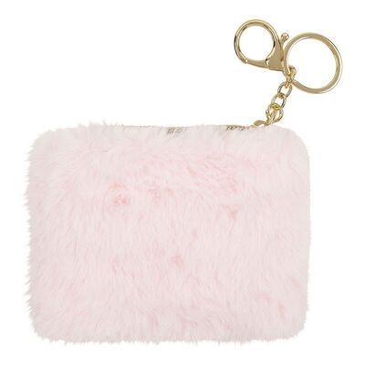 PURSE KEY RING COCOONING - CORAL PINK