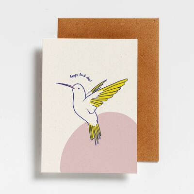 Postcard - happy bird day