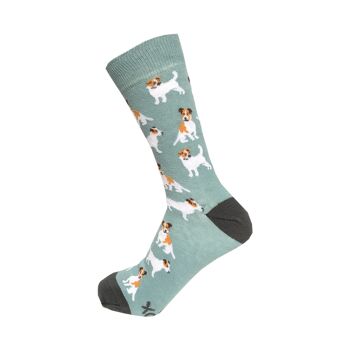 Motif Jack Russell Chaussettes 1