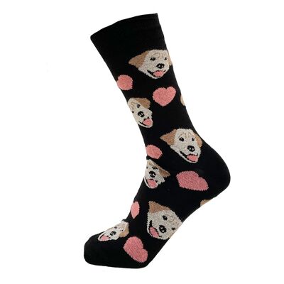 Glückliche Labrador-Muster-Socken