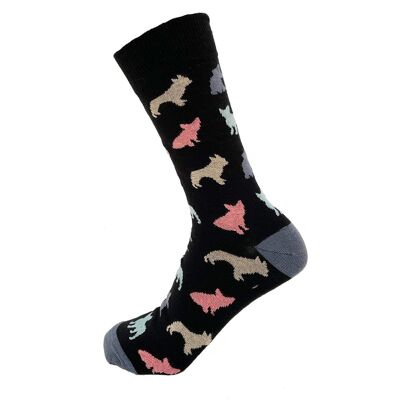 Motif bouledogue français Chaussettes