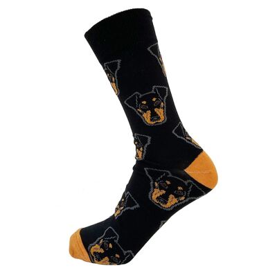 Chaussettes à motifs Manchester Terrier