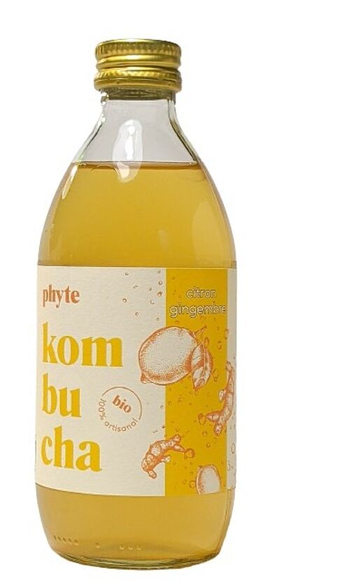 Kombucha Citron Gingembre | 330ml