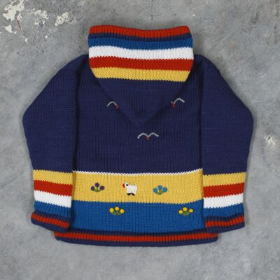 Winter Cardigan Navy Blue