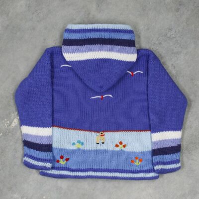 Cardigan Invernale Azzurro