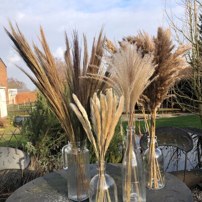 Set of 4 Decorative Feather Grass Bouquets