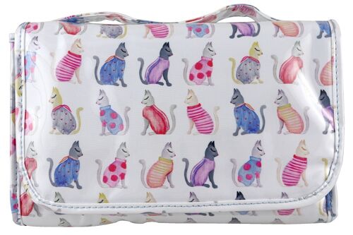 WS Cats By Kat Medium Tri-Fold Bag Kosmetiktasche