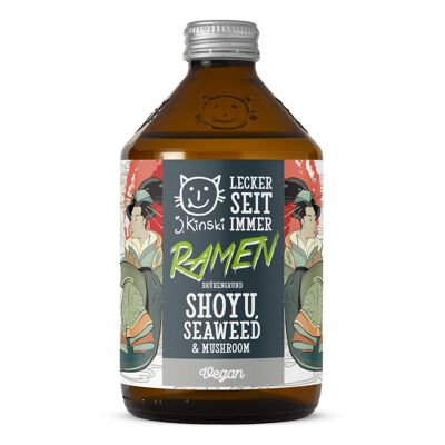 Base de soupe bio ramen SHOYU - Algue - Champignon - vegan