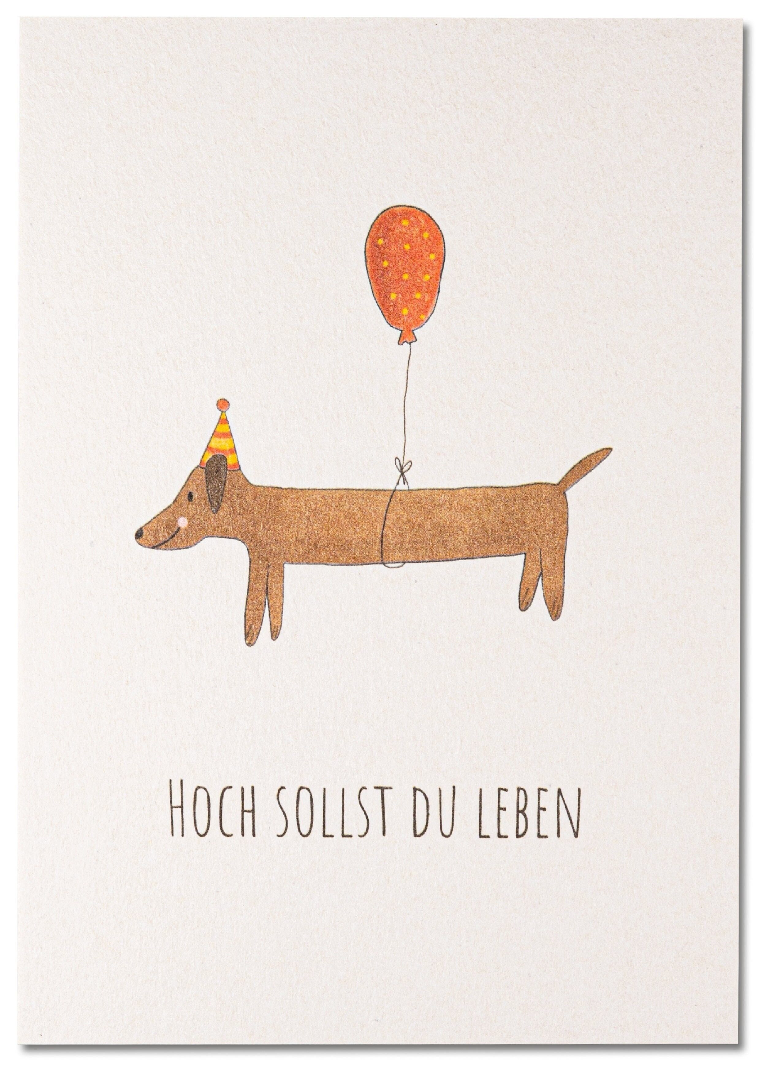 Dackel Hoch sollst du leben