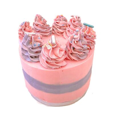 Pink Vanilla Celebration Cake.