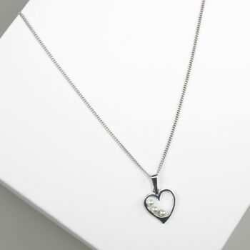 Pendentif en forme de coeur 1