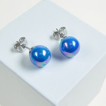 Boucles d'oreilles perles classiques 10mm 2