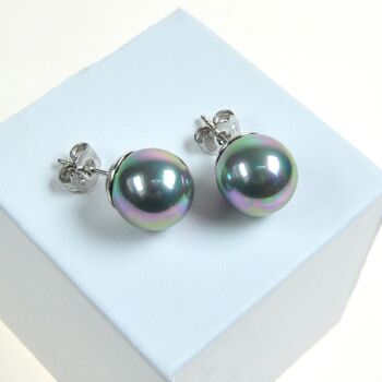 Boucles d'oreilles perles classiques 10mm 5