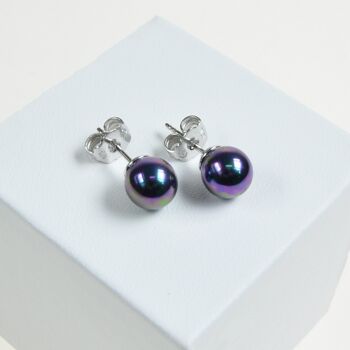 Boucles d'oreilles perles classiques 10mm 6