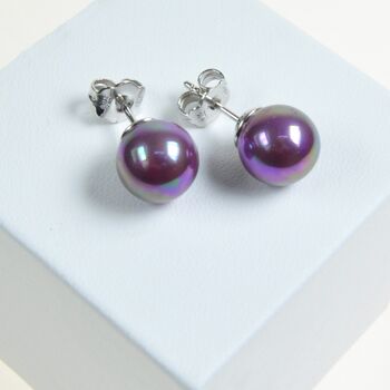 Boucles d'oreilles perles classiques 12mm 3