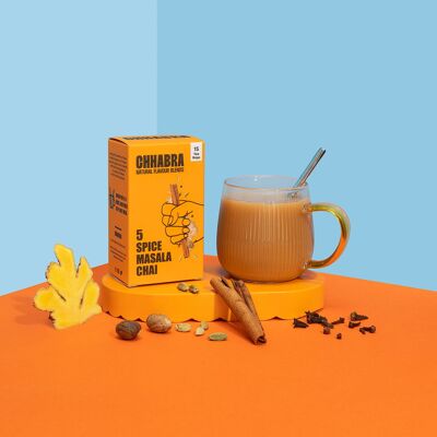 Chhabra Chai 6 Spice Masala Chai - 15 Premium Tea Bags