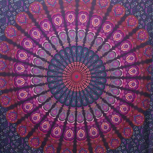 Mandala Tapestry Wall Hannging Bedspread / Double Size ( TP 25-D)