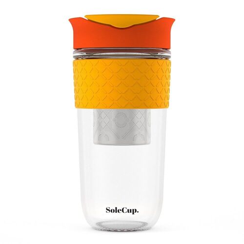 SoleCup Large Travel Mug - Loose Tea - 18oz Silicone