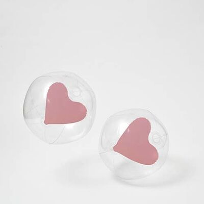 3D Inflatable Beach Ball Heart