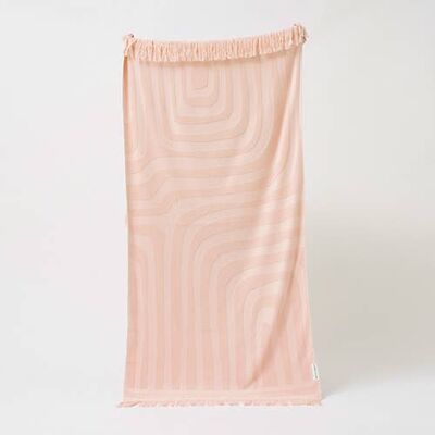 Luxe Towel Surf- Salmon