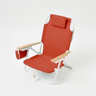 Deluxe Beach Chair Terracotta