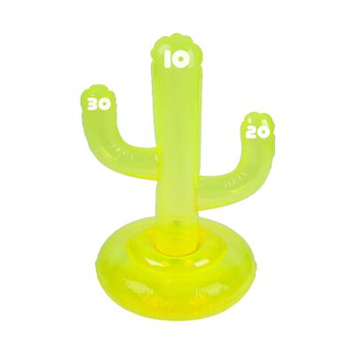 Inflatable Ring Toss Cactus - Neon Lime