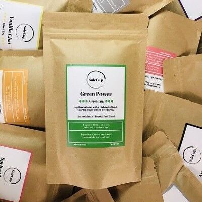 SoleCup Green Power Loose Tea - 70g Green Tea