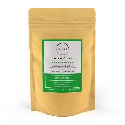 SoleCup Green Power Loose Tea - 70g Green Tea