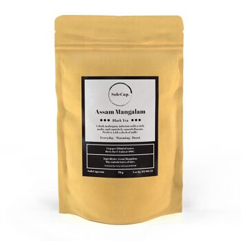 SoleCup Assam Mangalam Thé En Vrac - 70g Thé Noir 2