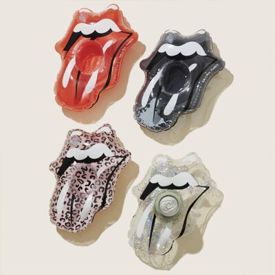 Inflatable Drink Holders Rolling Stones Lips Set of 4