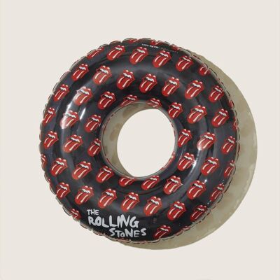 Pool Ring Rolling Stones Lips Black