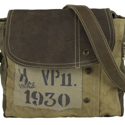 Sunsa vintage bag messenger bag brown shoulder bag