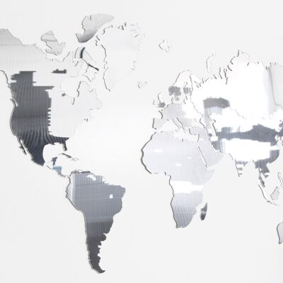 Mappa del mondo da parete, vetro acrilico, mappa del mondo da parete