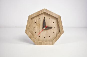 Horloge en bois, Horloge de table en bois 1