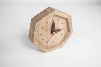 Horloge en bois, Horloge de table en bois 2