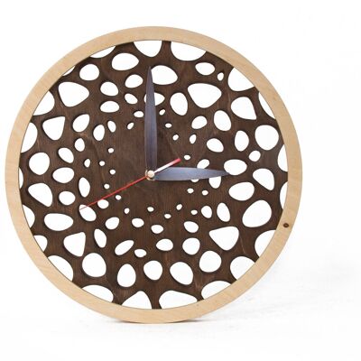 Wooden wall clock, Wood wall clock