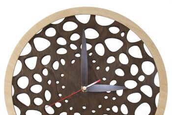 Horloge murale en bois, Horloge murale en bois 2